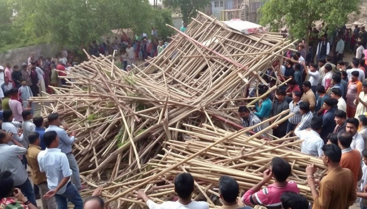 Collapse at India’s Religious Fest