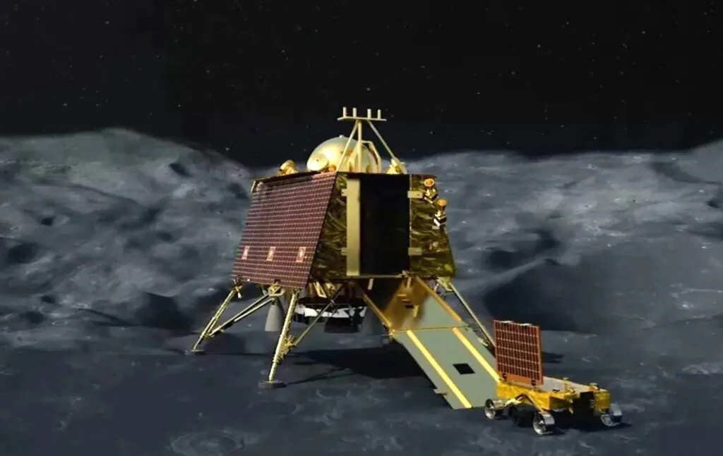 Chandrayaan-3 on the moon